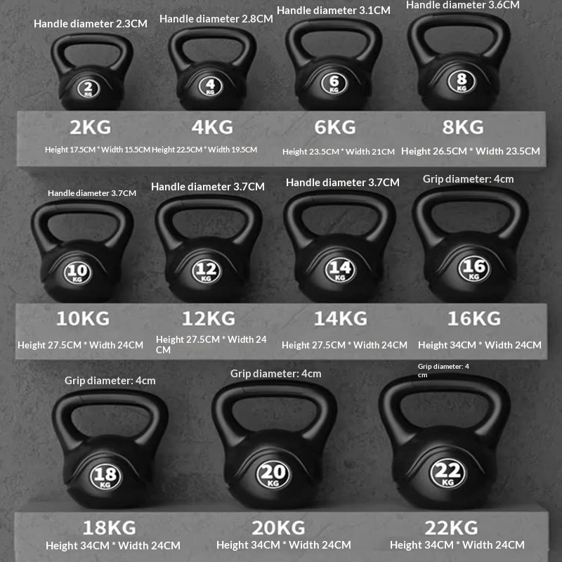 Sports Equipment Names - 2026 Fitness Adjustable 8kg Kettlebell Ergonomic