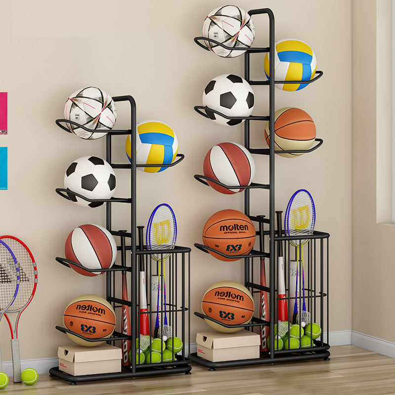 Sports Equipment Badminton - Sports Ball Storage Rack Basketball Badminton