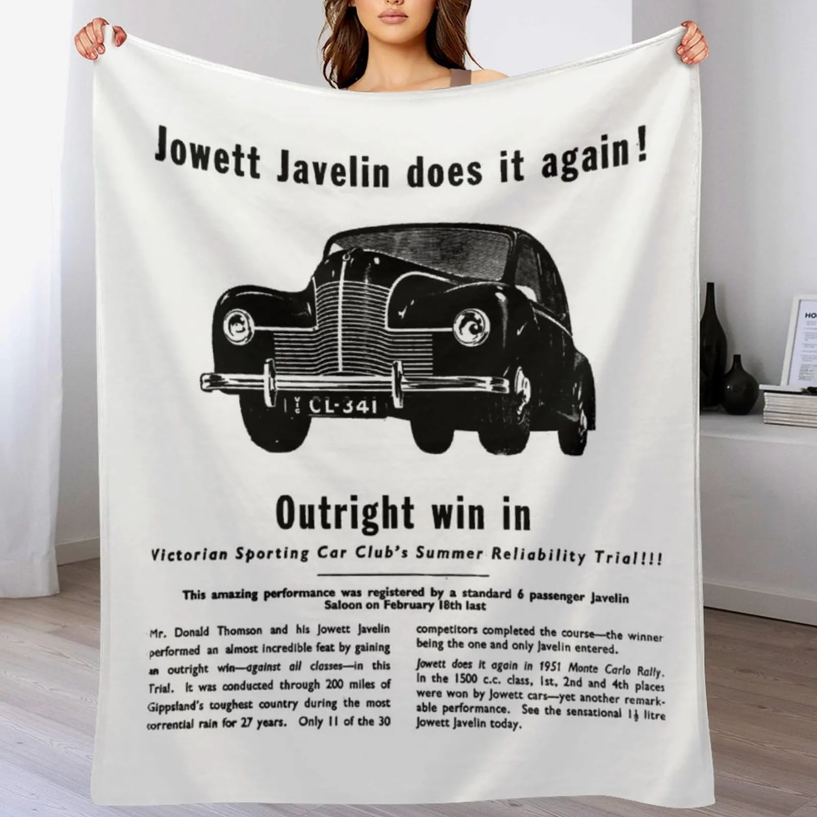 JOWETT JAVELIN Throw Blanket S - Javelin Throwing review and price