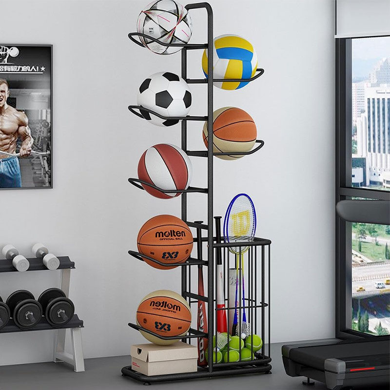 Sports Ball Storage Rack Baske - Sports Equipment Badminton review and price
