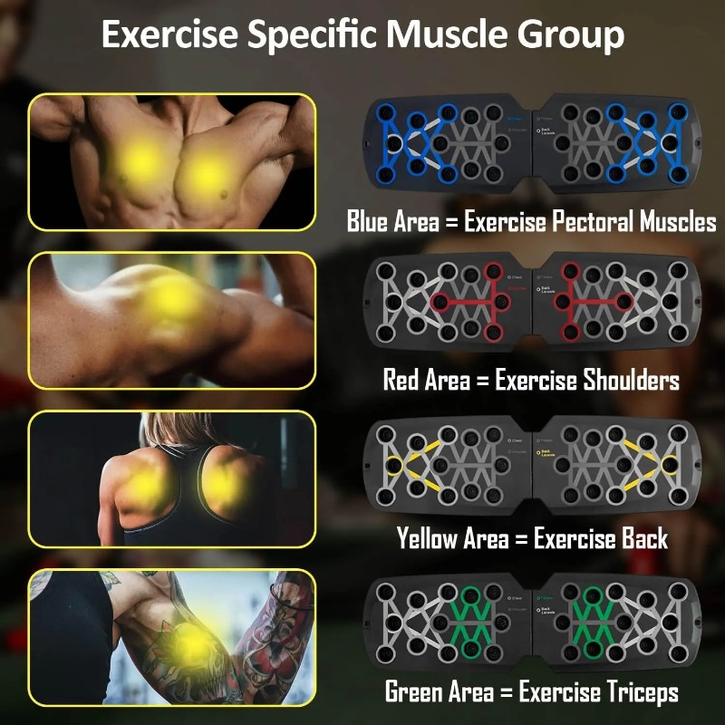 Foldable Push Up Board with Re - Sports Equipment Names review and price